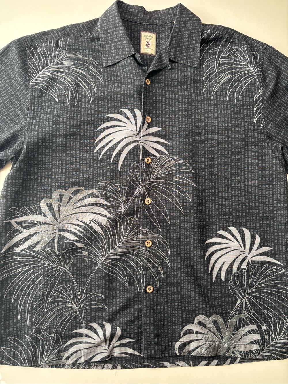 Jamaica Jaxx Men's Tropical all over print Print Button-Up Shirt
